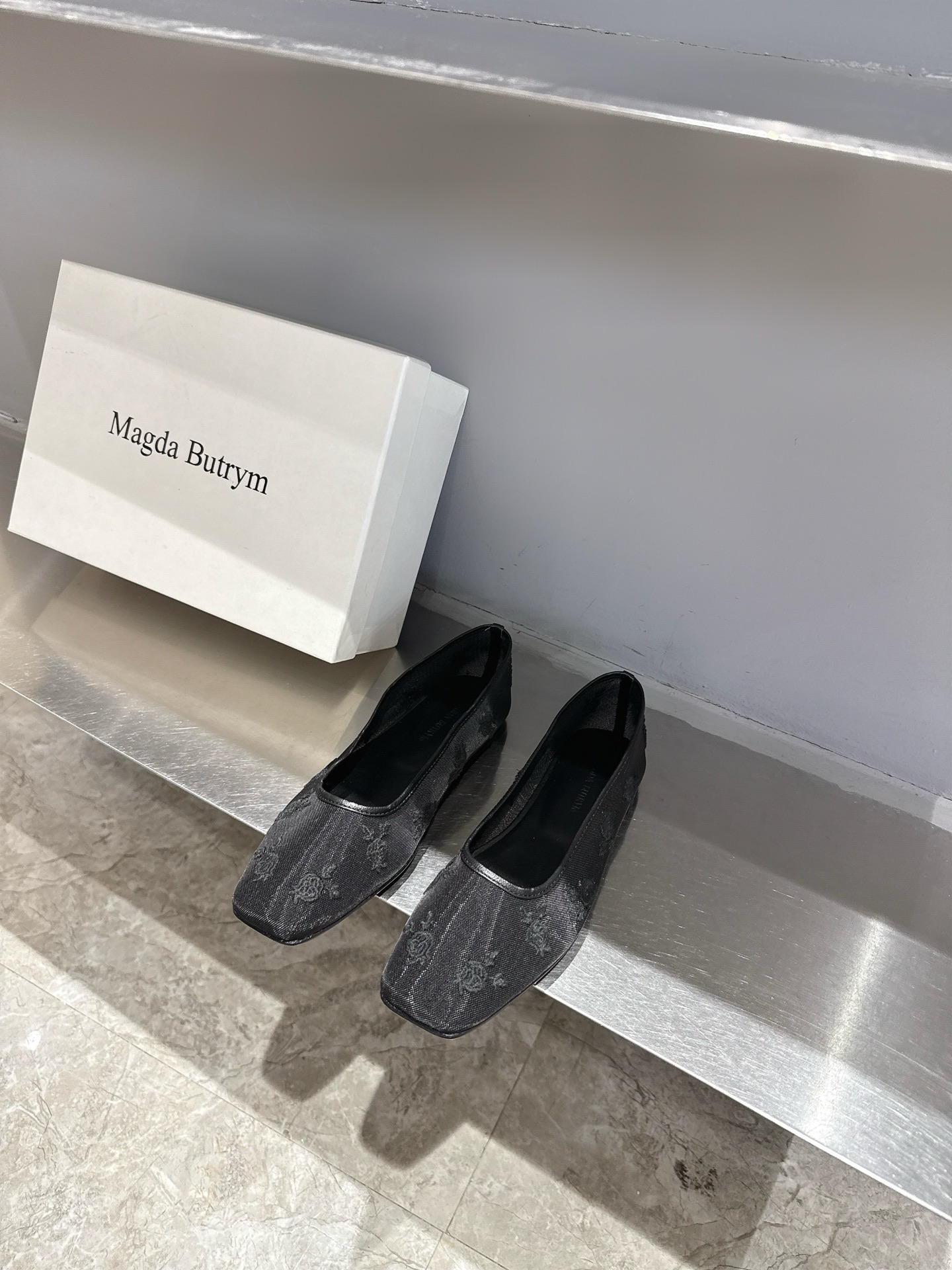 2025 Spring Ballet Shoes: Magda Butrym Rose Embroidered, Comfortable and Stylish - 图片 6