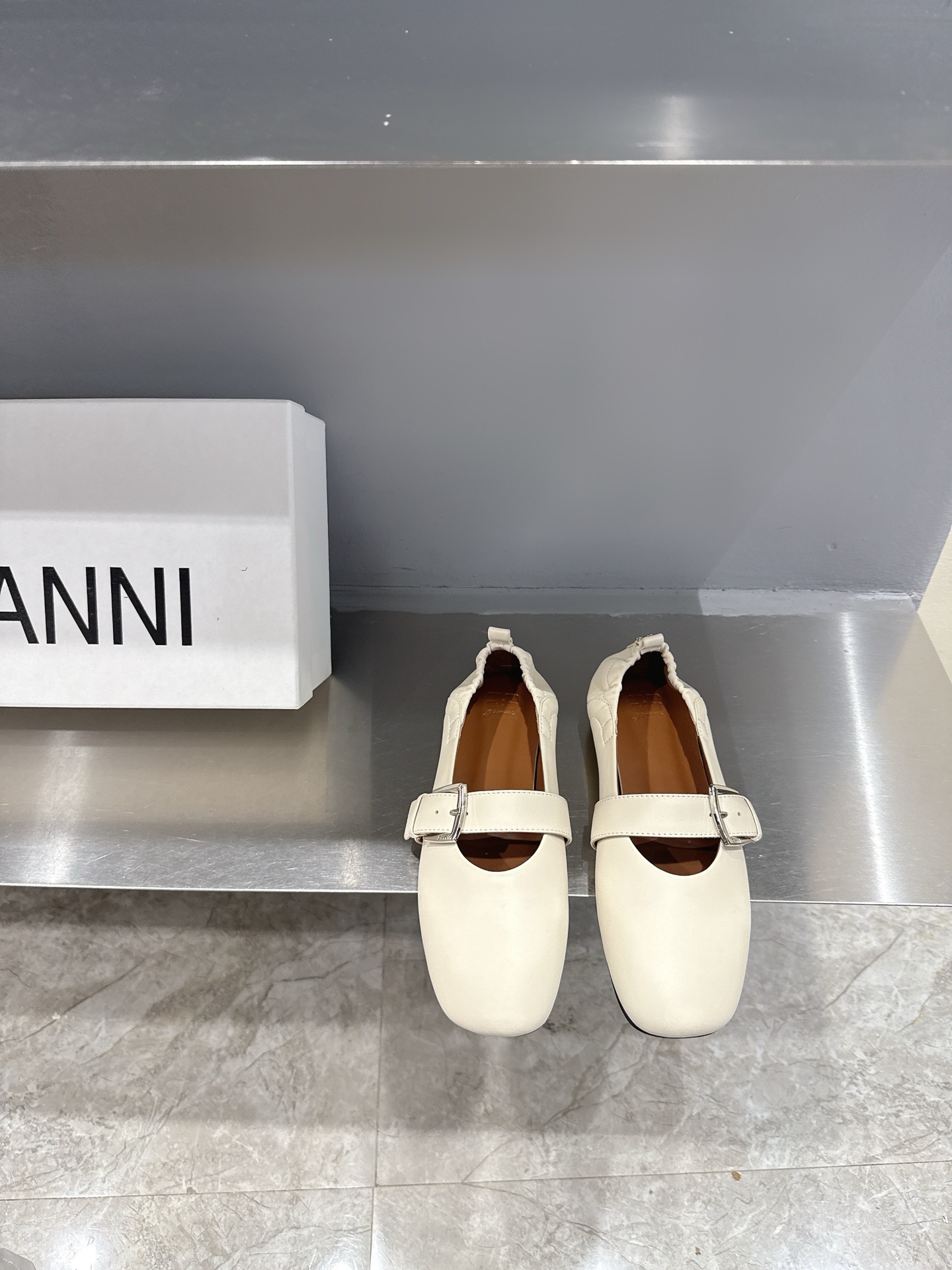 GANNI Spring/Summer 25s: Derby Shoes Love at First Sight with Thin Soles.