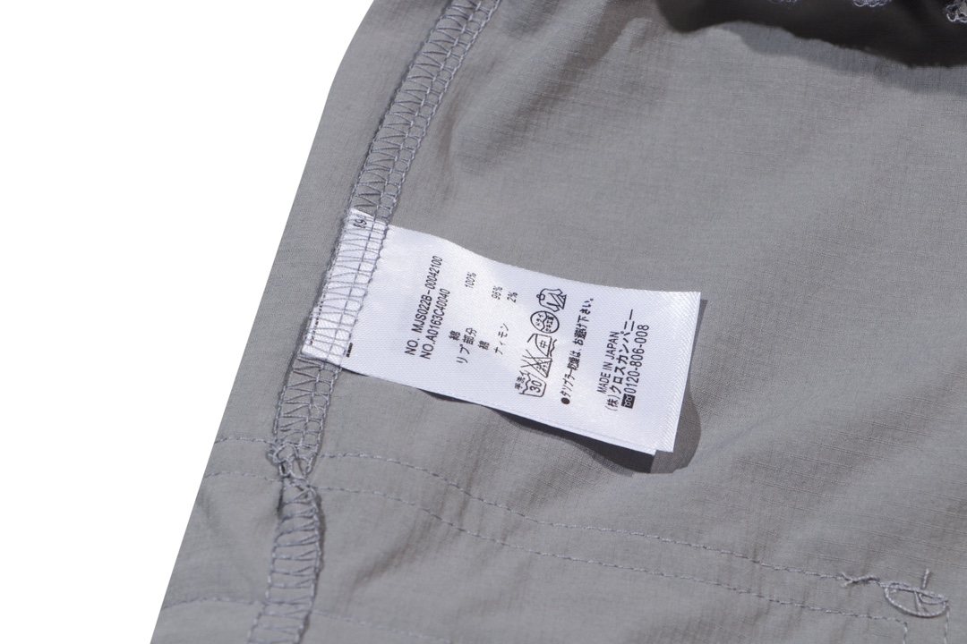 XGS TB Black Nylon Shorts with Big Pockets and Fast-Dry Material - 图片 8