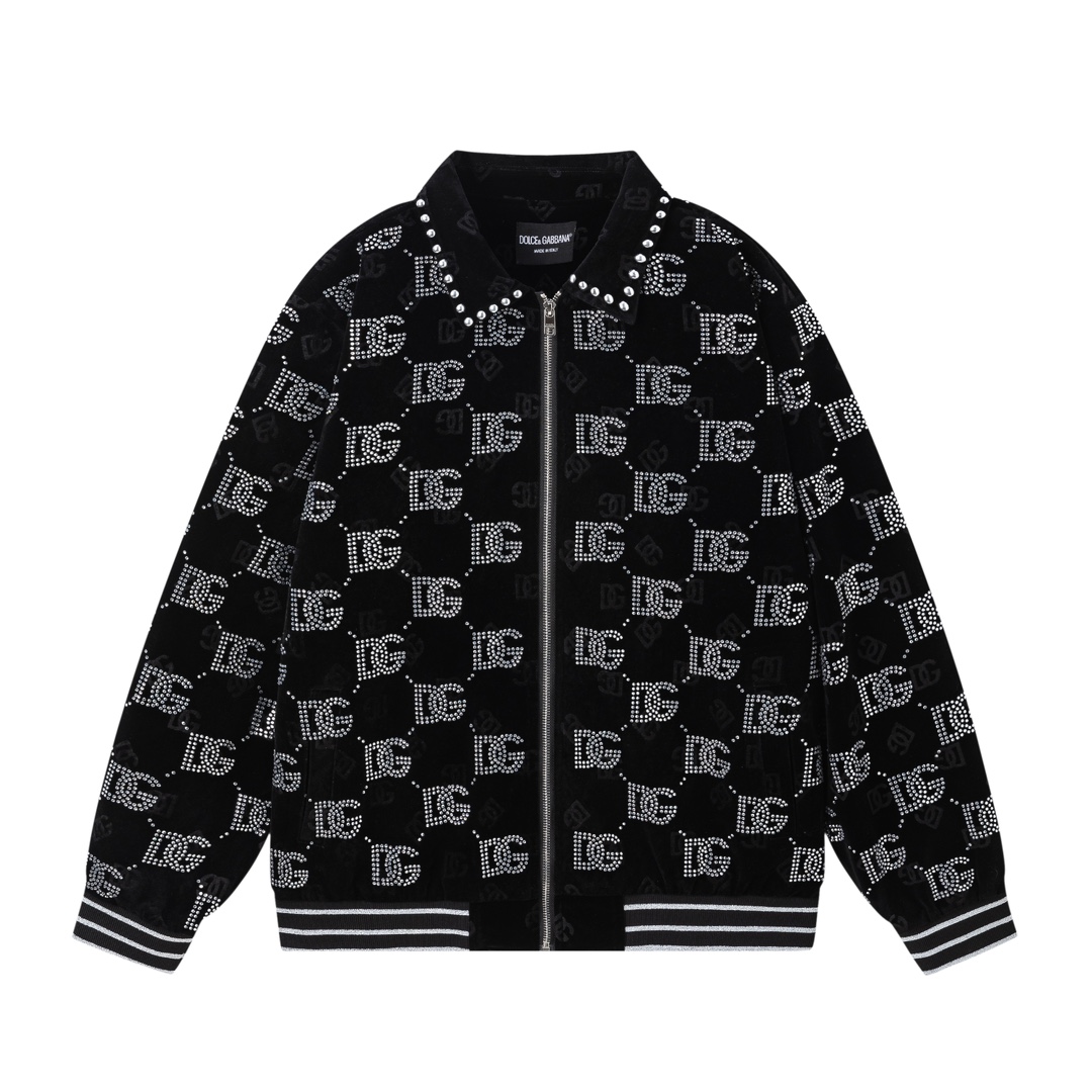 2024SS Korean Velvet Jackets: High-Quality, Versatile, Stylish. Sizes M-XXXL. - 图片 1