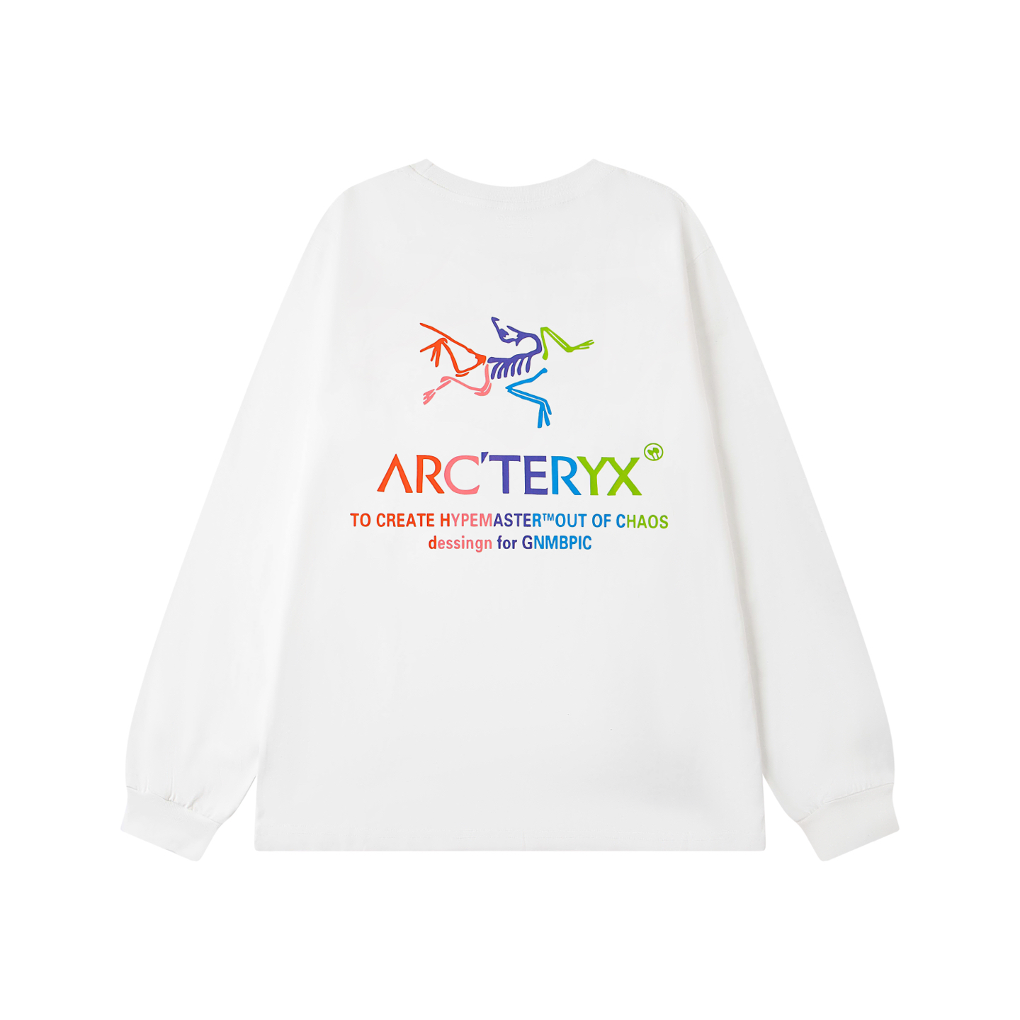 P95 ARC'TERYX 始祖鸟 25款高版本长袖 面料采用300克高密度纯棉 不变形 不缩水 三标齐全 男女同款
工艺：数码印花
颜色：白色 黑色
SIZE：XS-L