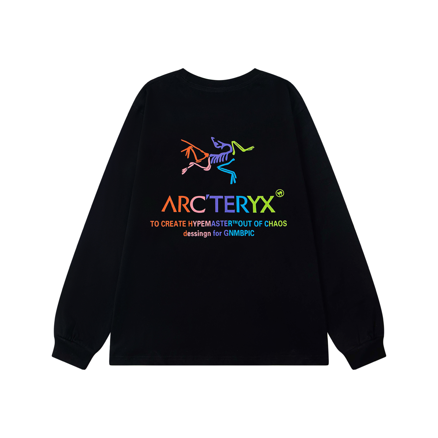 P95 ARC'TERYX 始祖鸟 25款高版本长袖 面料采用300克高密度纯棉 不变形 不缩水 三标齐全 男女同款
工艺：数码印花
颜色：白色 黑色
SIZE：XS-L