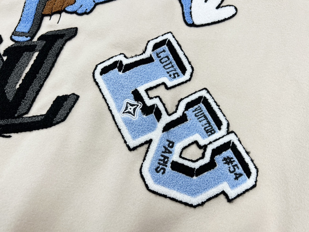 Louis Vuitton/路易威登 兔八哥卡通贴饰拼接棒球服外套