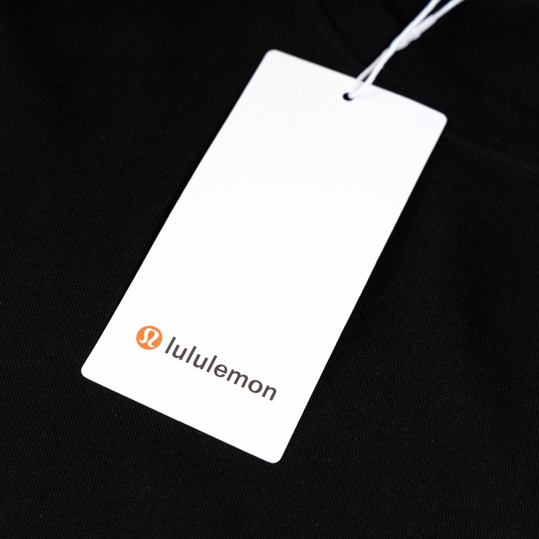 Lululemon/露露乐蒙 立体发泡LOGO短袖T恤 黑色