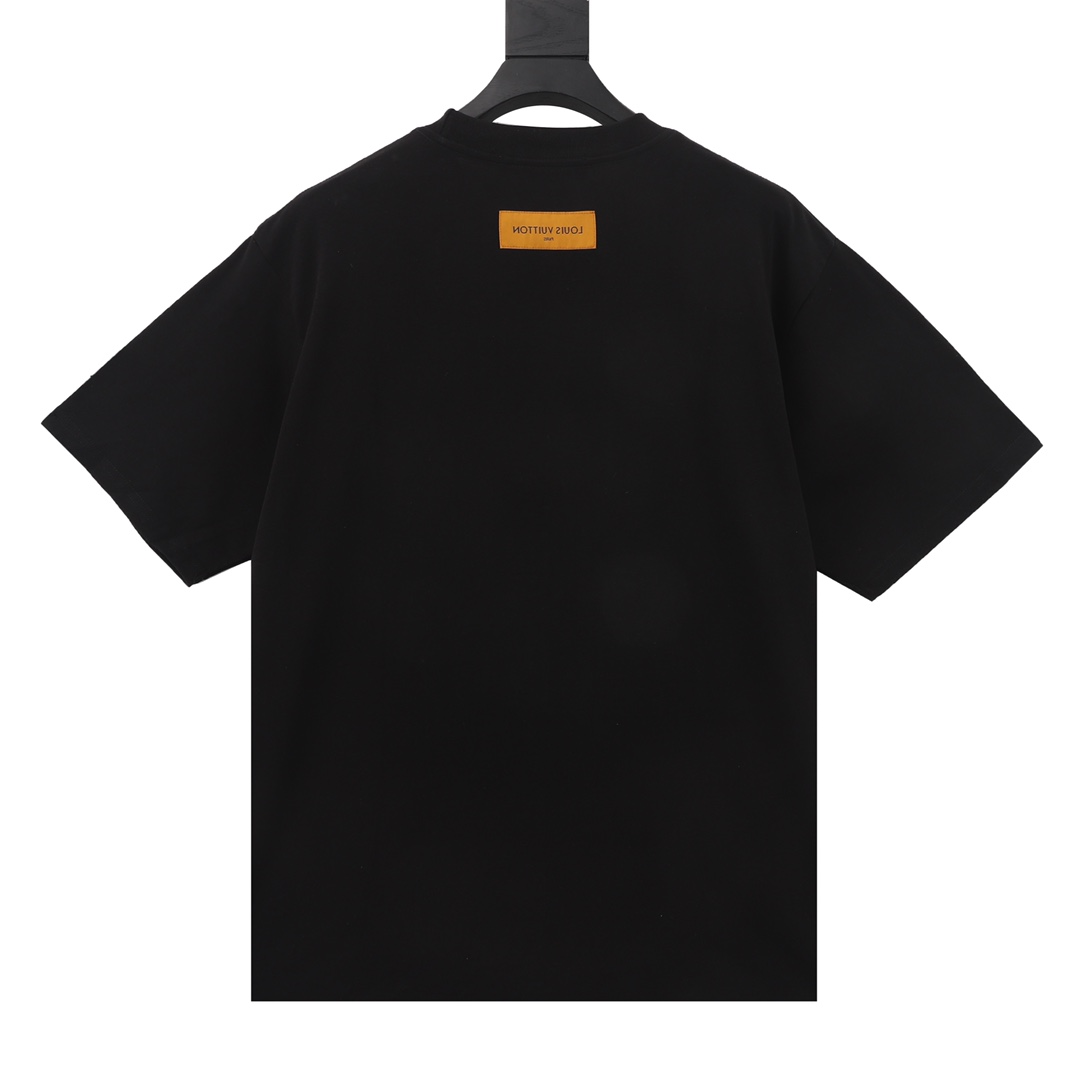 Louis Vuitton/路易威登 涂鸦渐变短袖T恤黑色