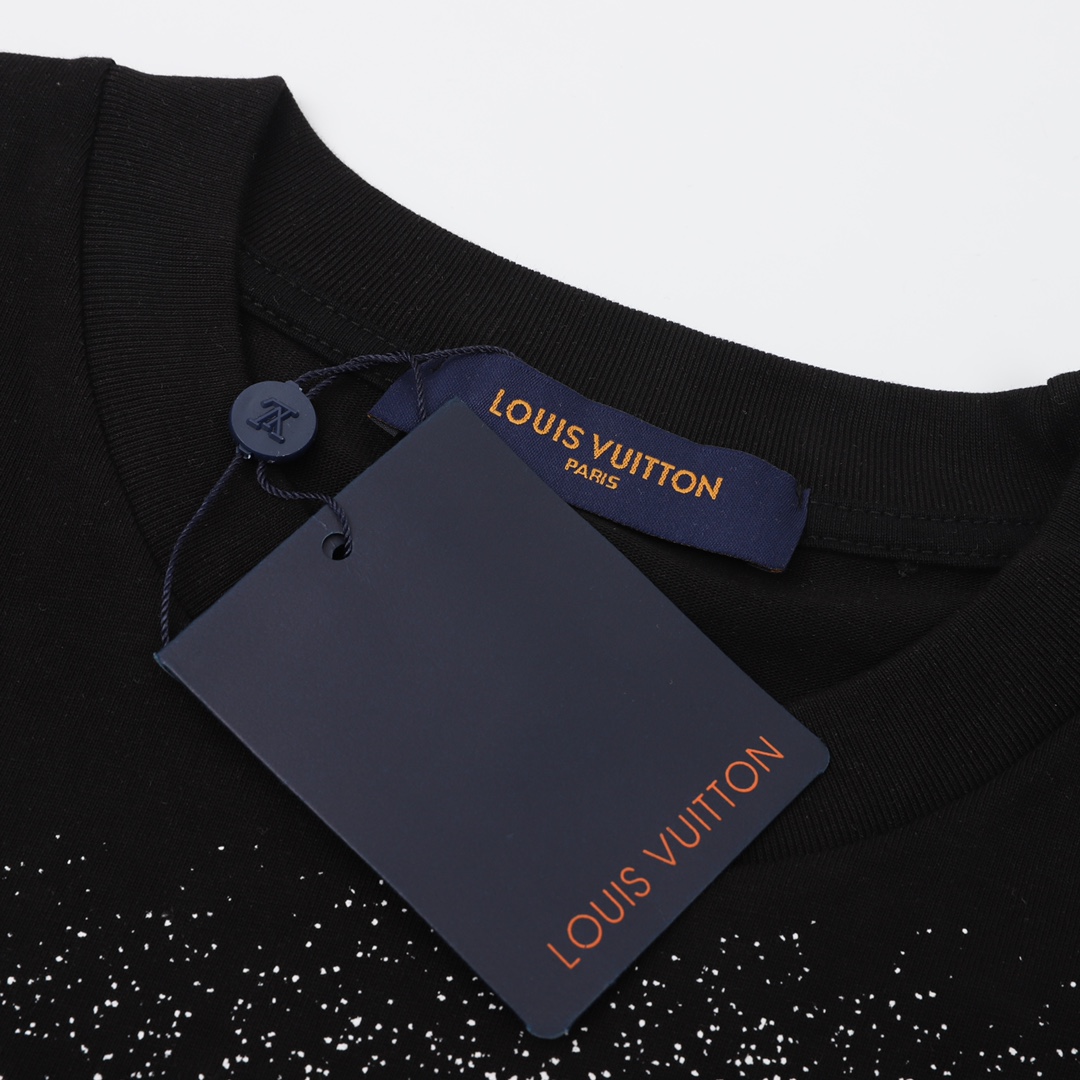 Louis Vuitton/路易威登 涂鸦渐变短袖T恤黑色