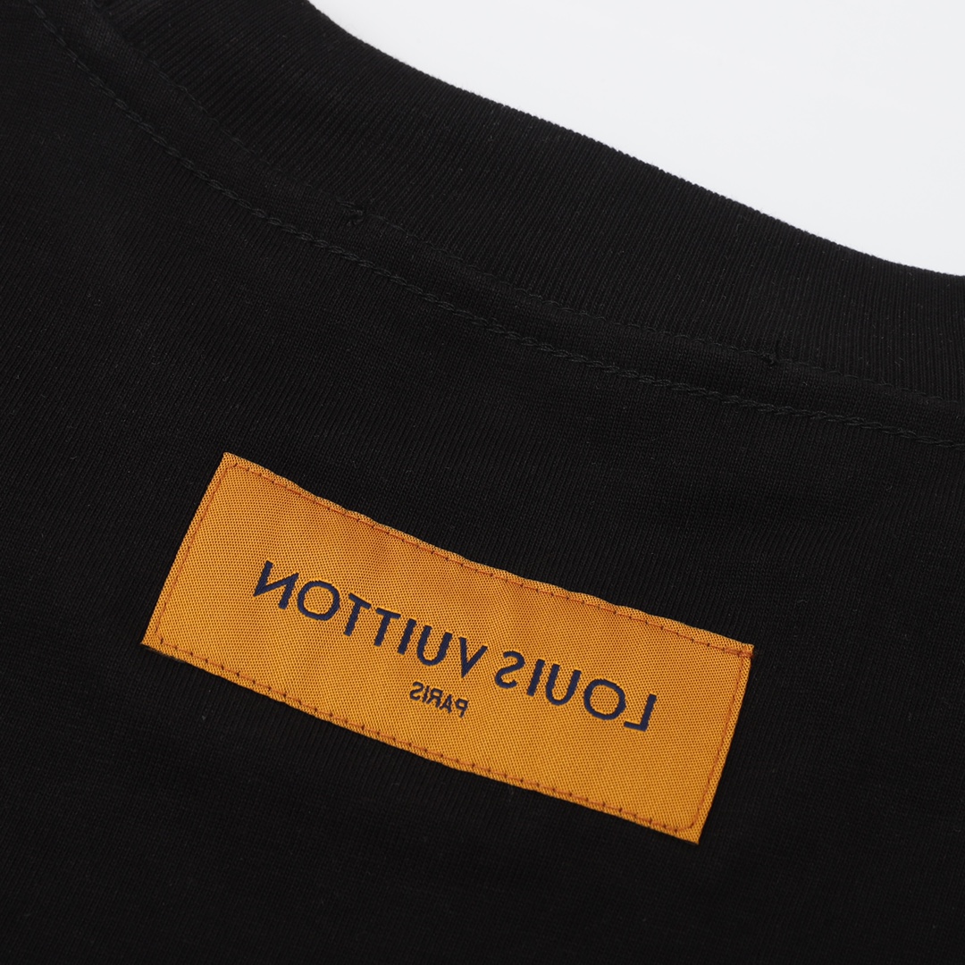 Louis Vuitton/路易威登 涂鸦渐变短袖T恤黑色