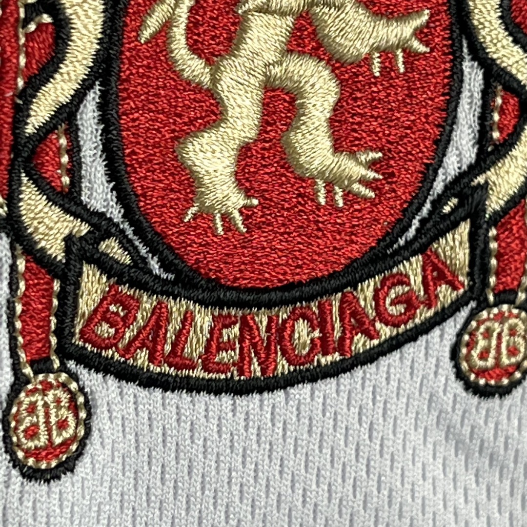 Balenciaga 上新 -BALENCIAGA-巴黎世家新款10号曼联球衣短袖T恤 日本田岛绣花机打造超昂贵立体字母万万针精工饱满跨越裁片刺绣