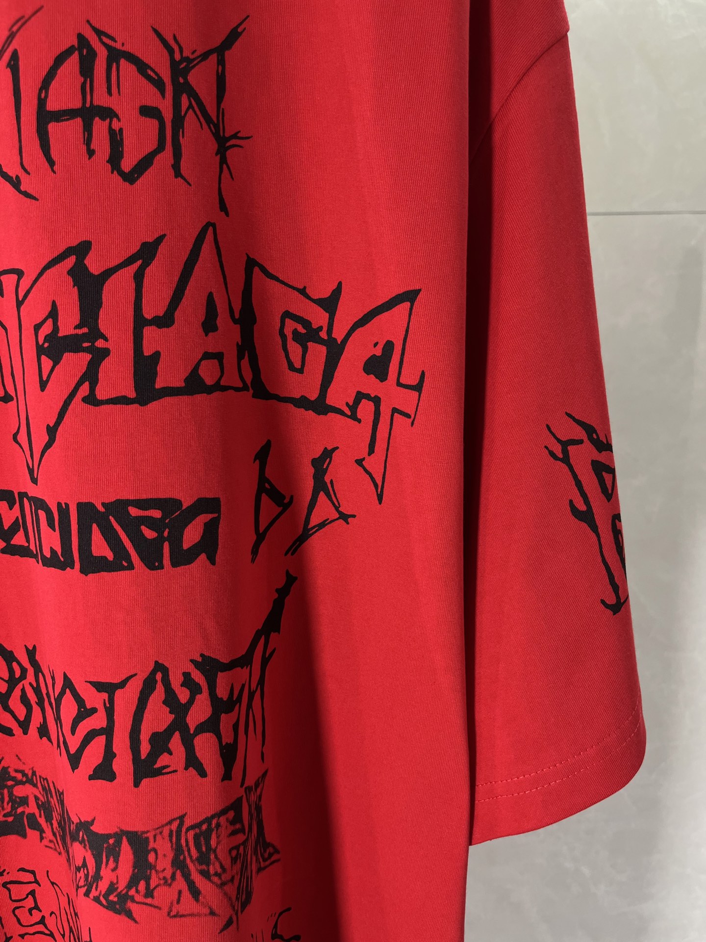 Balenciaga 新款 -BALENCIAGA-巴黎世家龙年限定印花短袖T恤