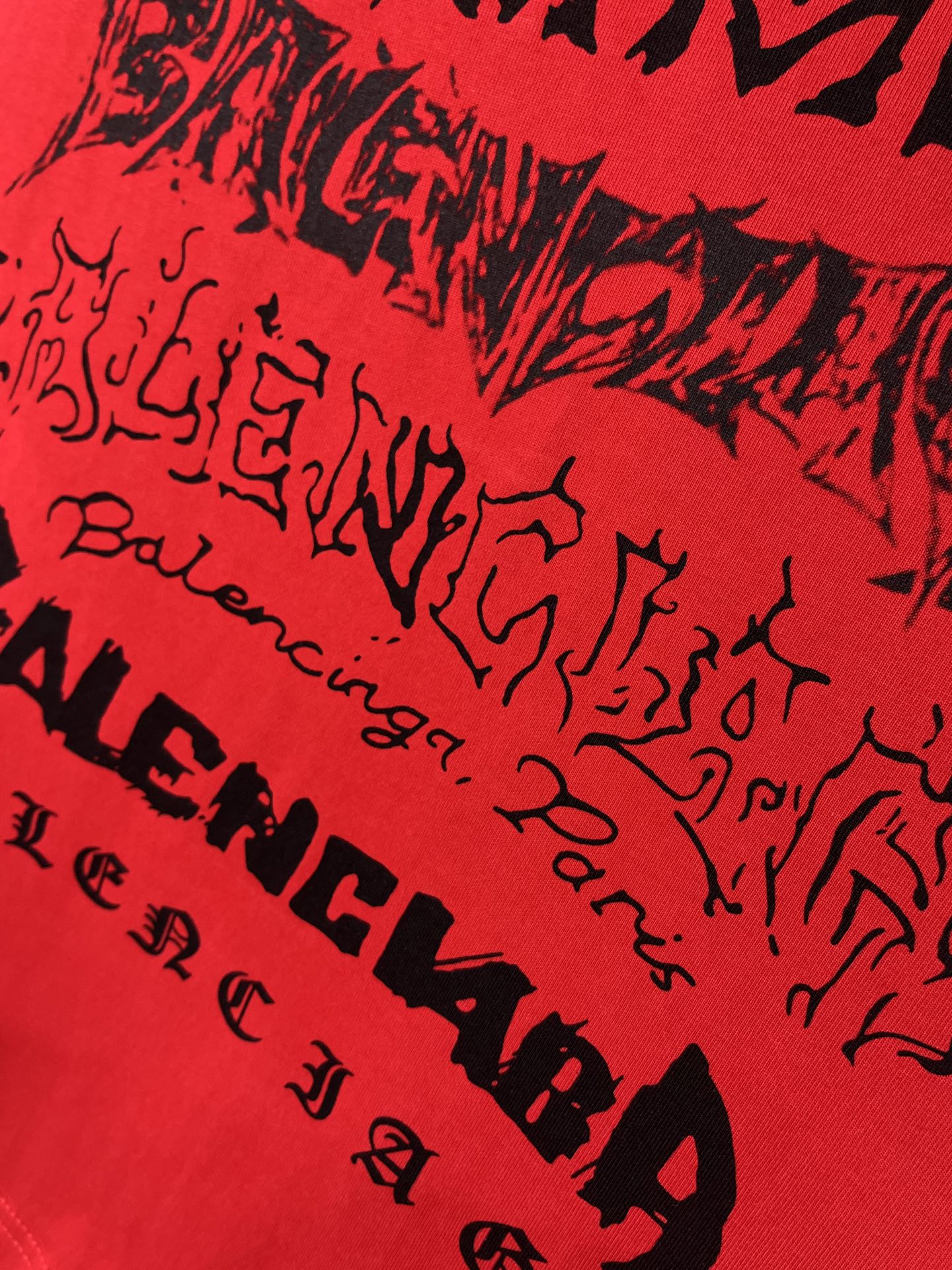 Balenciaga 新款 -BALENCIAGA-巴黎世家龙年限定印花短袖T恤