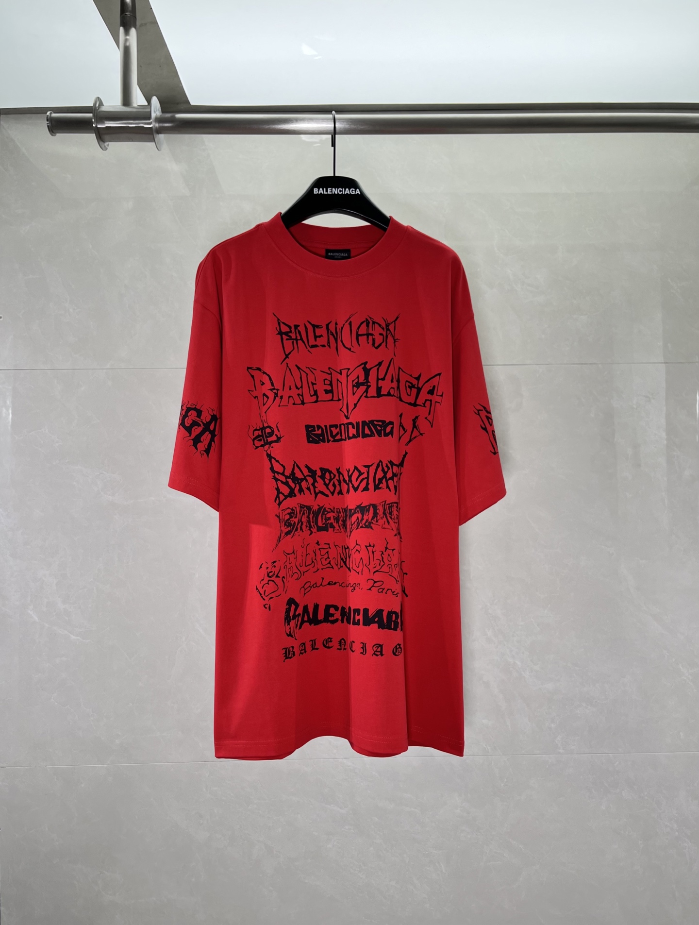 Balenciaga 新款 -BALENCIAGA-巴黎世家龙年限定印花短袖T恤