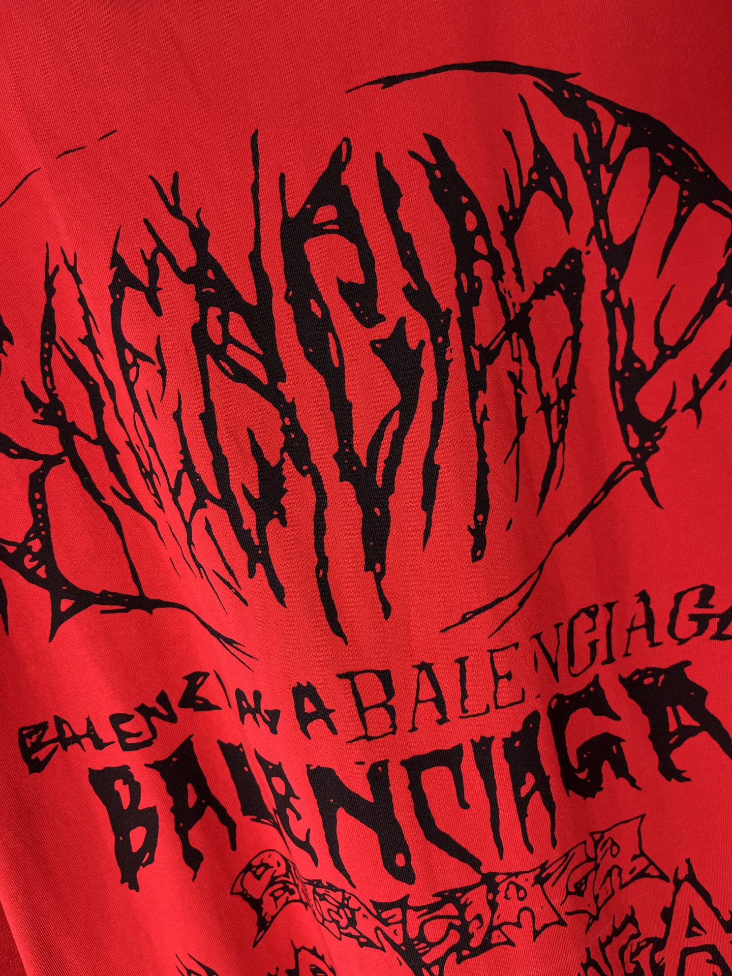 Balenciaga 新款 -BALENCIAGA-巴黎世家龙年限定印花短袖T恤