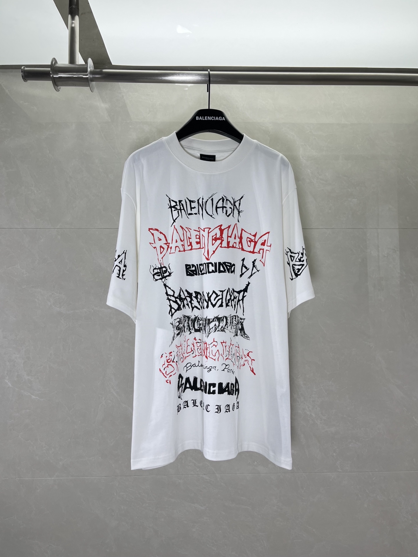 Balenciaga 新款 -BALENCIAGA-巴黎世家龙年限定印花短袖T恤