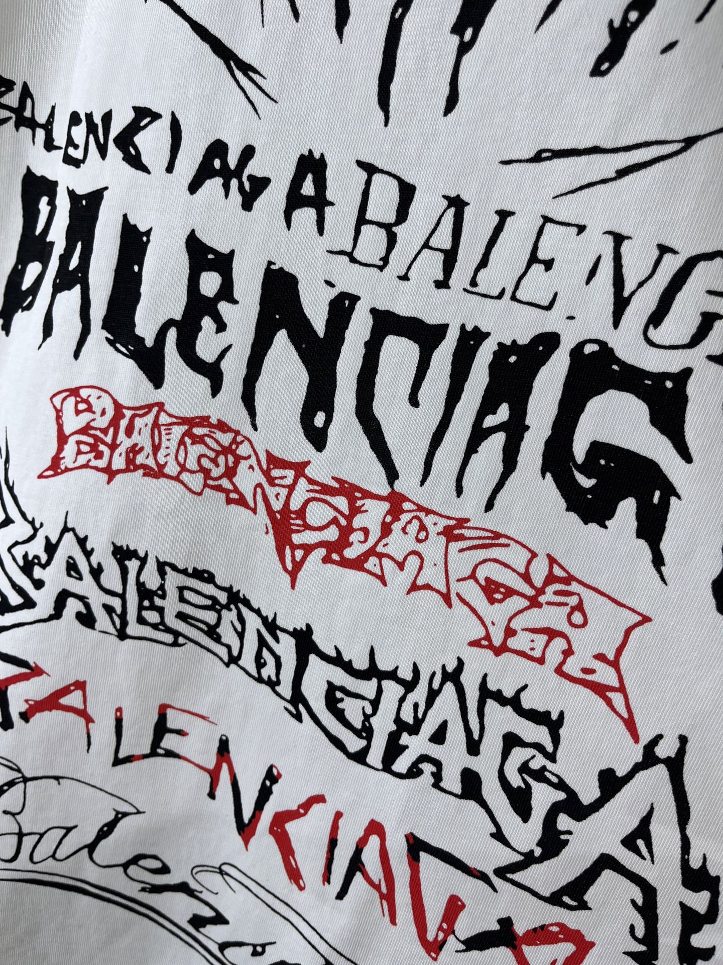 Balenciaga 新款 -BALENCIAGA-巴黎世家龙年限定印花短袖T恤