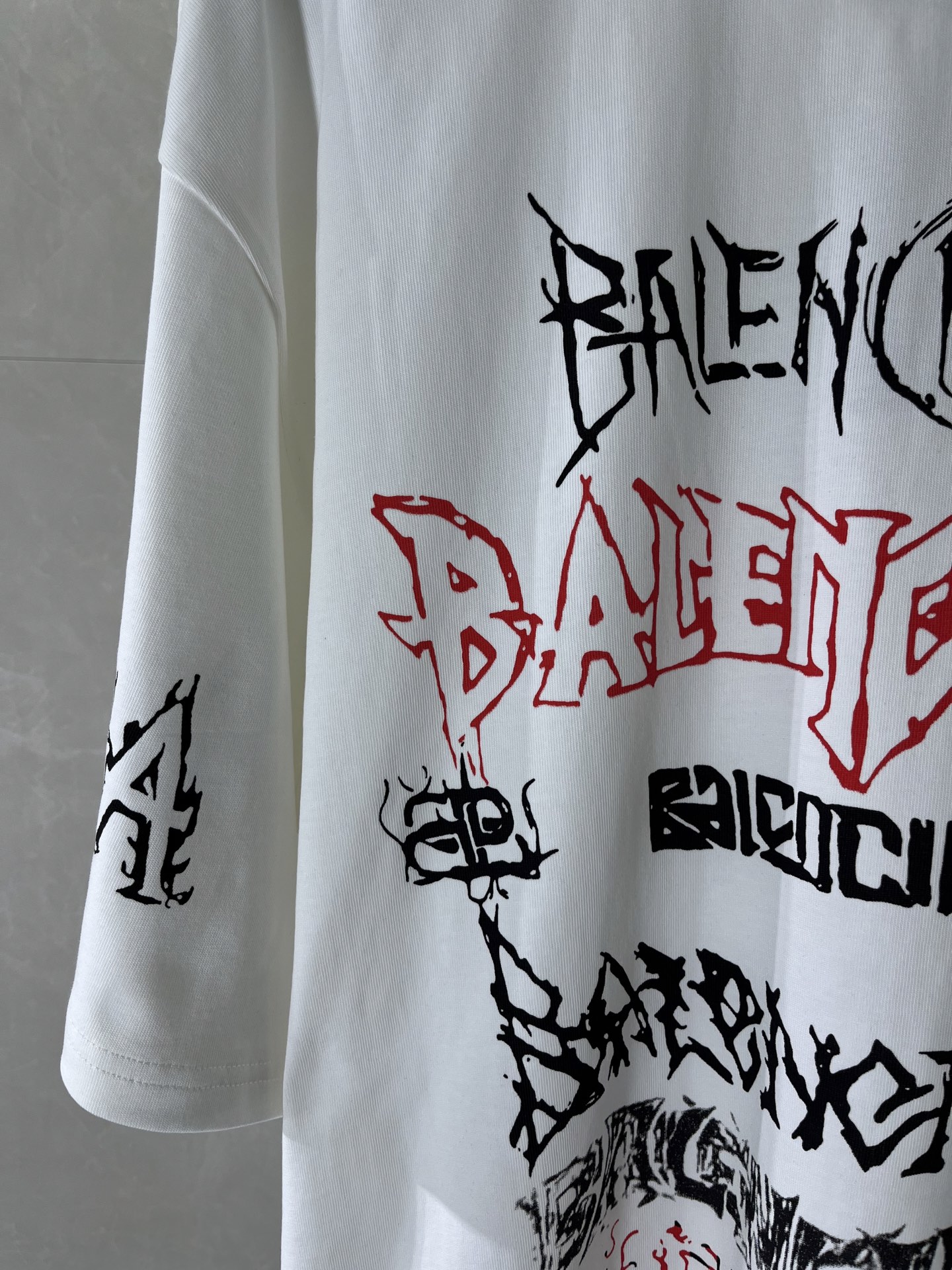 Balenciaga 新款 -BALENCIAGA-巴黎世家龙年限定印花短袖T恤
