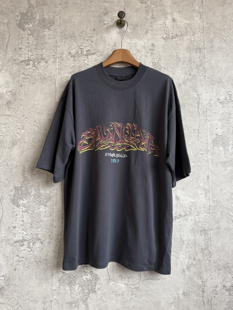 P85 flame graffiti LOGO manga corta color: verde cera talla: xs-l