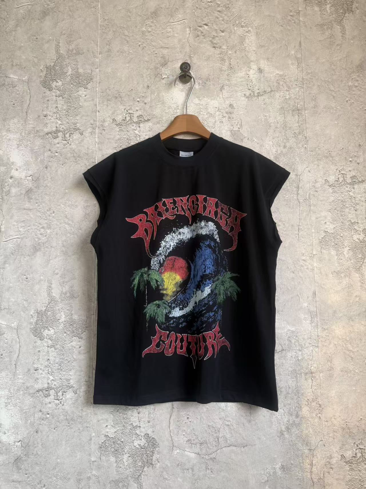 P95 Chaleco de manga corta con estampado hawaiano Color; Tamaño negro; xs-l
