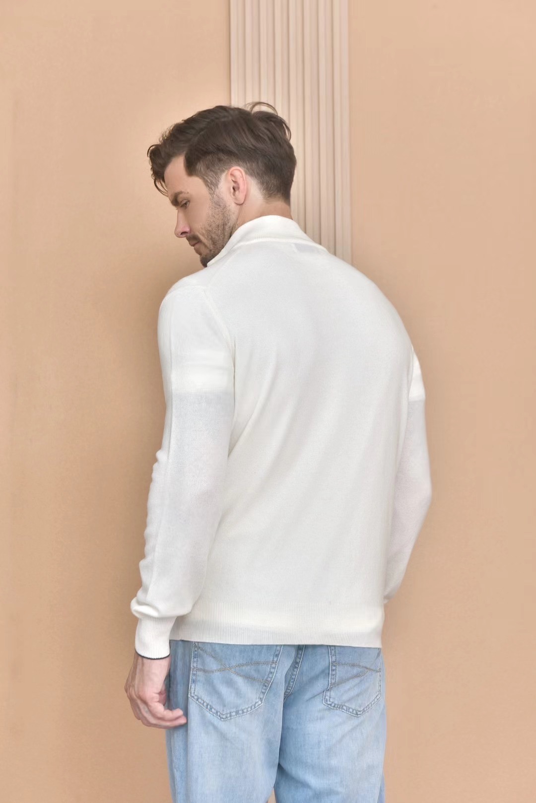 Luxurious Loro Piana Style Cashmere Full Zip Cardigan Sweater 6 i1724053013 541 2