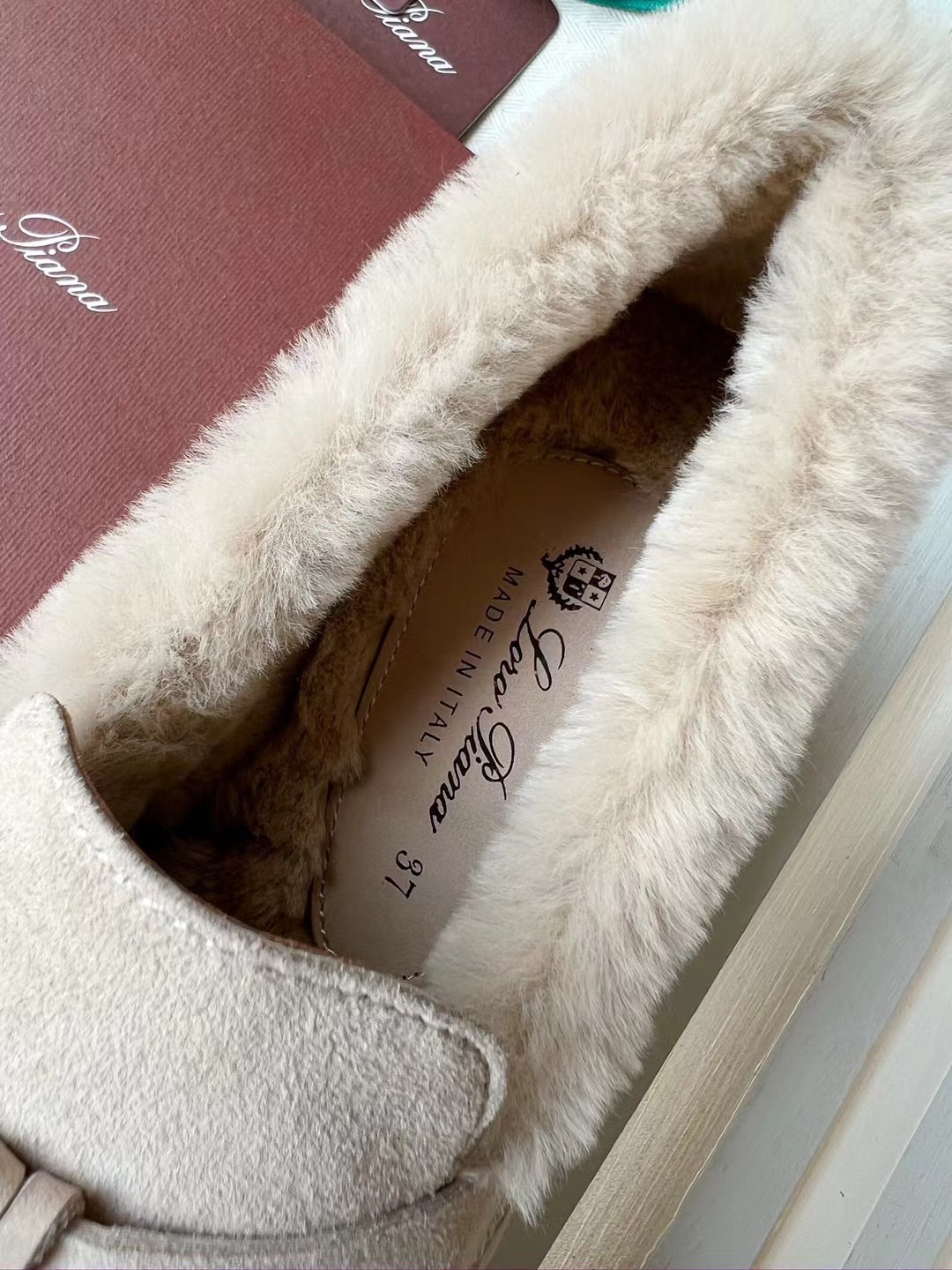 Loro Piana Women's Shearling-Lined Suede Loafers - Comfort & Style, Sizes 35-42 5 i1727246771 2150 2
