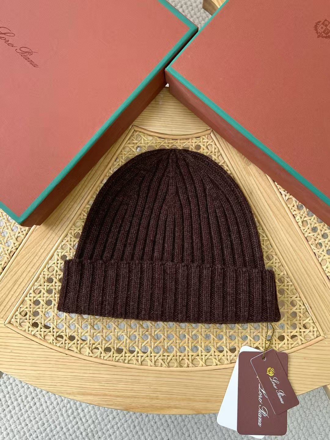Loro Piana Ribbed Cashmere Beanie Hat - Warm, Stylish, and Comfortable