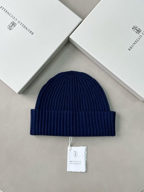 Brunello Cucinelli كابل متماسكة قبعة صغيرة من الكشمير للرجال 1 Brunello Cucinelli كابل متماسكة قبعة صغيرة من الكشمير للرجال