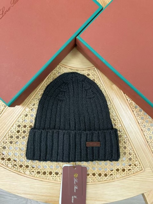 Loro Piana Wool Beanie Hat - Warm Winter Knit Cap, One Size