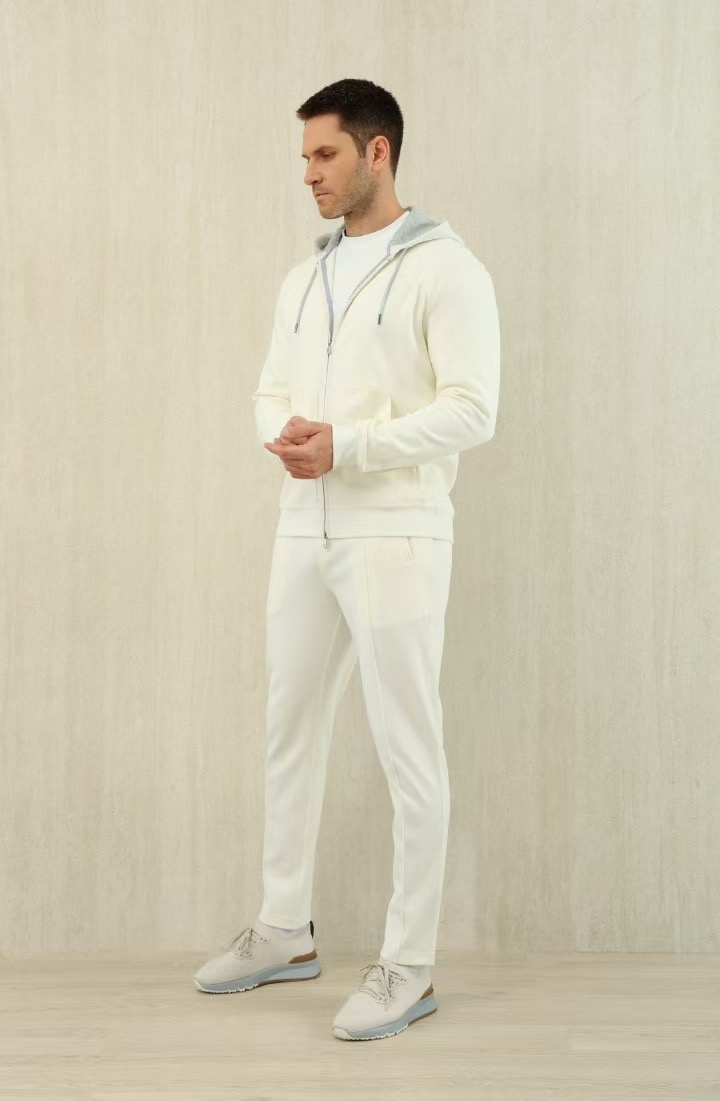 Loro Piana Men's Cotton Blend Zip-Up Hoodie and Pants Set - Casual Loungewear 5 i1737523835811 2577 0 3