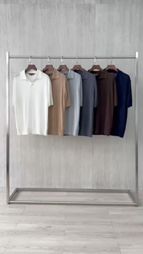 Loro Piana Style Polo Shirt - Short Sleeve Classic Fit - M to 3XL Sizes 1 Loro Piana Style Polo Shirt - Short Sleeve Classic Fit - M to 3XL Sizes