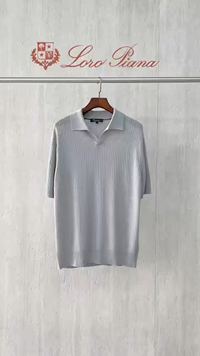חולצת פולו גברים קצרים מבד לורו פיאנה - נוחות וניחות! 1 חולצת פולו גברים קצרים מבד לורו פיאנה - נוחות וניחות!