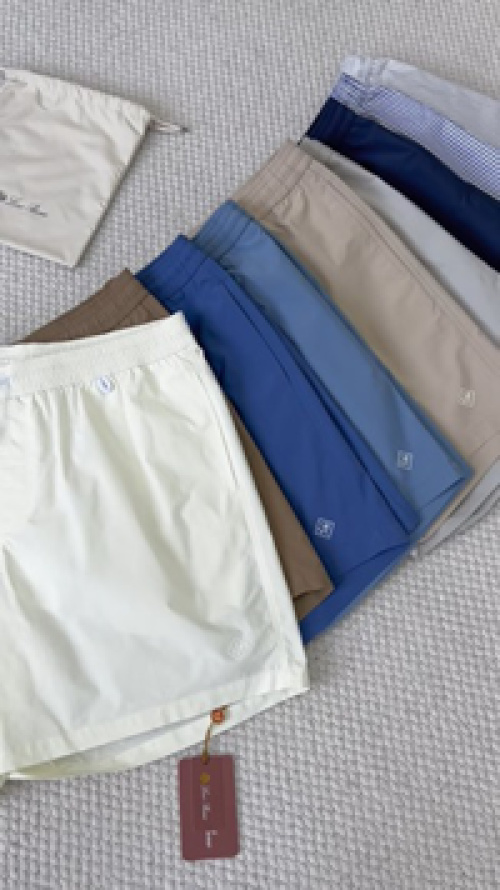 Loro Piana Men's Casual Solid Color Shorts, Sizes M-XXXL 1 Loro Piana Men's Casual Solid Color Shorts, Sizes M-XXXL
