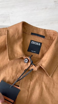 Zegna Brown Suede Jacket - Comfortable and Stylish Outerwear for Men