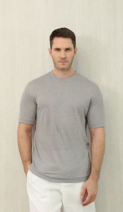 Loro Piana Camiseta de Manga Corta para Hombre - Estilo Clásico y Comodidad 1 Loro Piana Camiseta de Manga Corta para Hombre - Estilo Clásico y Comodidad