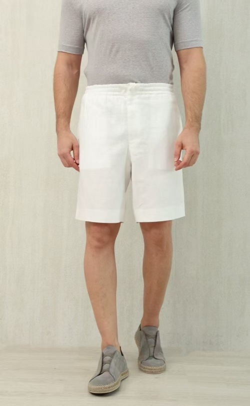 Loro Piana Men's Linen Shorts - Lightweight, Comfortable Summer Essential 1 Loro Piana Men's Linen Shorts - Lightweight, Comfortable Summer Essential