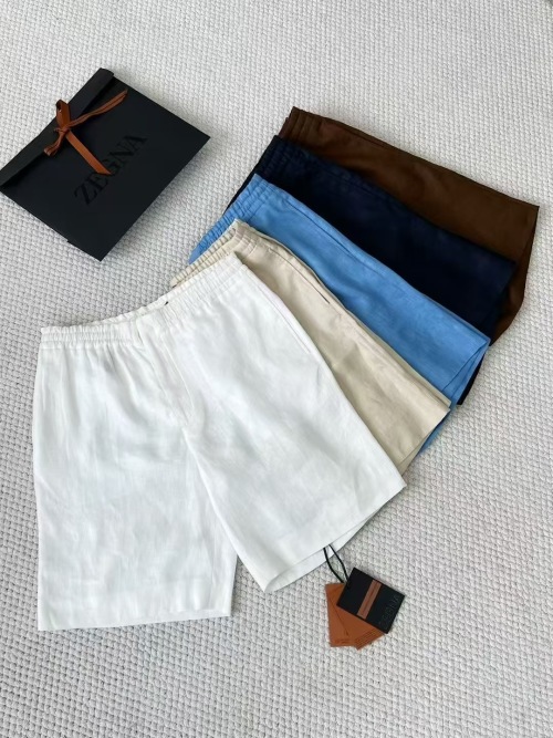 Zegna Luxe Linnen Shorts - Comfortabel & Stijlvol voor de Zomer 1 Zegna Luxe Linnen Shorts - Comfortabel & Stijlvol voor de Zomer