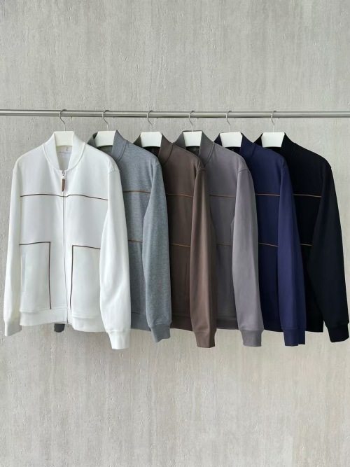 Loro Piana Men's Zip-Up Bomber Jacket, Casual Style, M-3XL Sizes Available 1 Loro Piana Men's Zip-Up Bomber Jacket, Casual Style, M-3XL Sizes Available