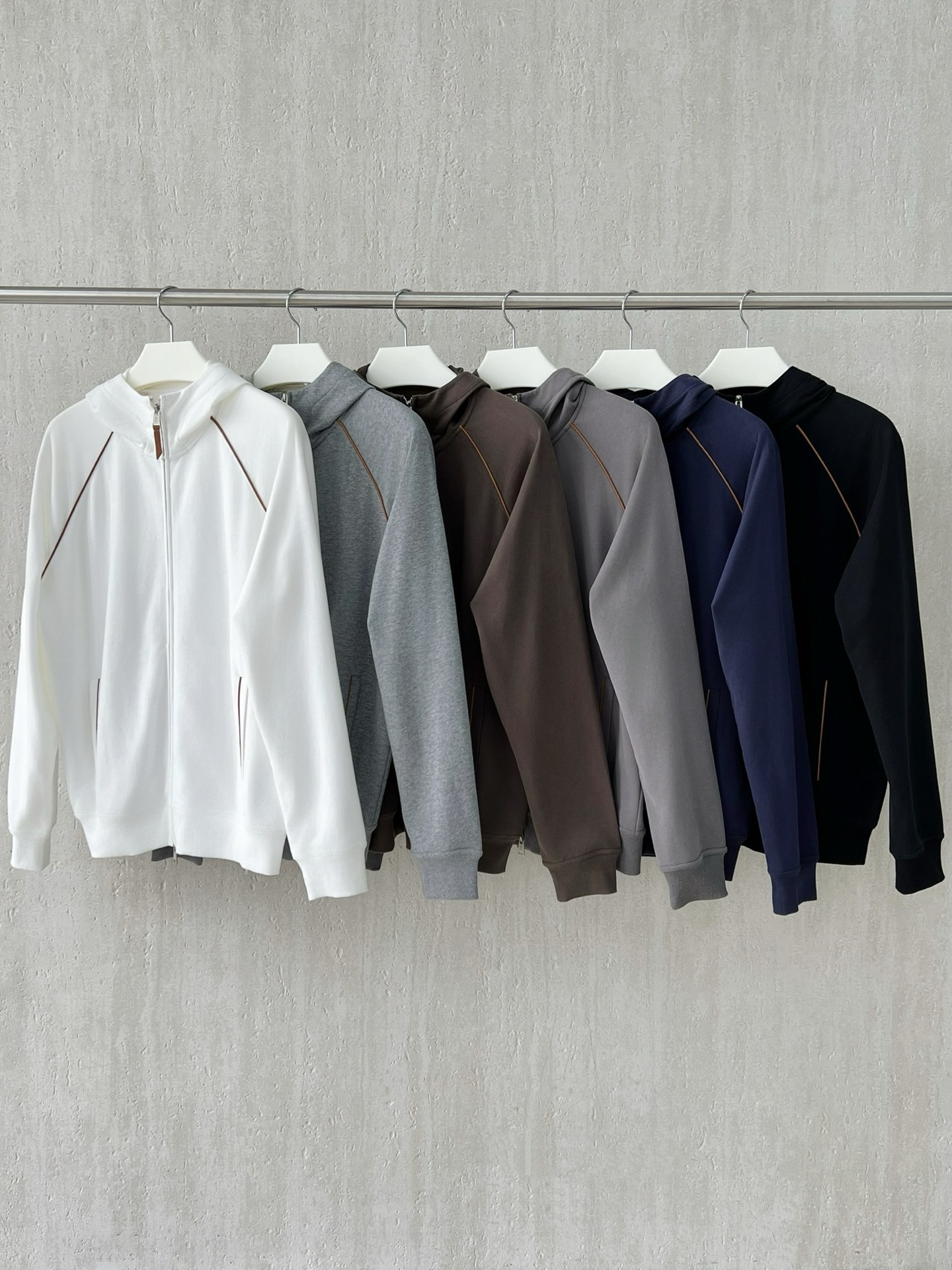 קודי ציפ הודי מוסג מועמד לגברים במגוון צבעוני