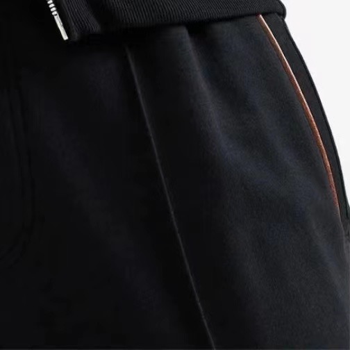 Pantalón de chándal Loro Piana de lana suave con detalles de contraste