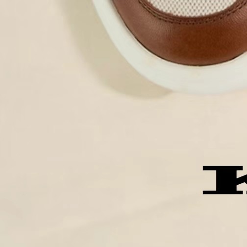 Loro Piana Heren Open Walk Leren Sneaker - Bruin met witte zool