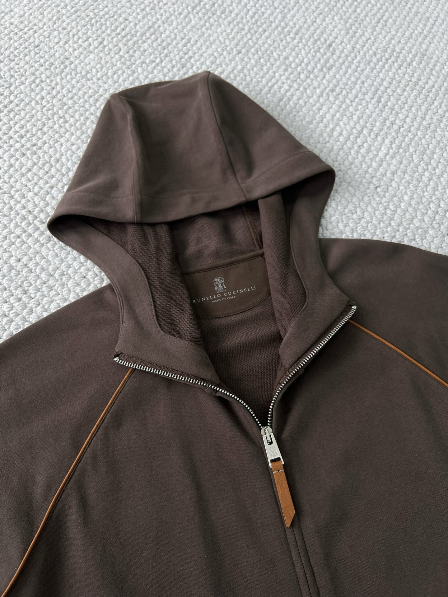 Loro Piana Brown Full Zip Sweatshirt - Luxury Comfort & Style 6 i1749111579687 2885 0 4