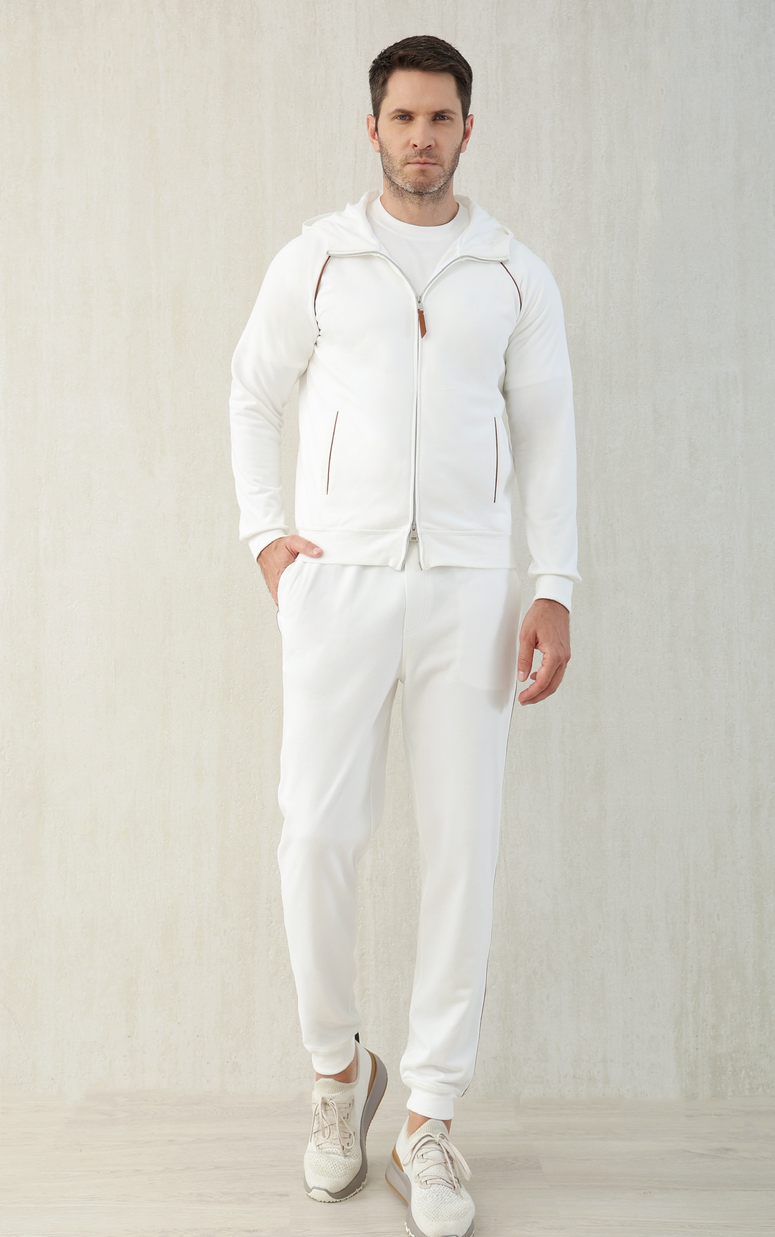 Luxe Loro Piana Trainingspak voor Heren - Comfort en Stijl in Één