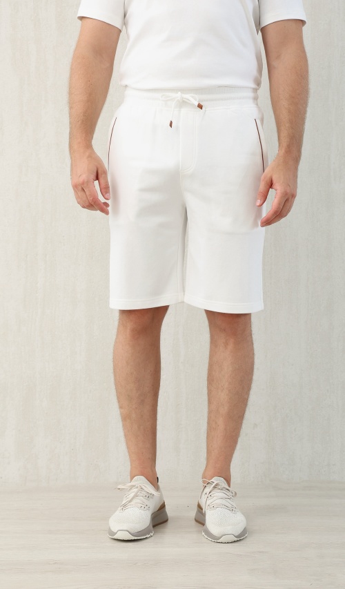 Lux Loro Piana White Shorts - M to 3XL Sizes, Comfortable & Stylish