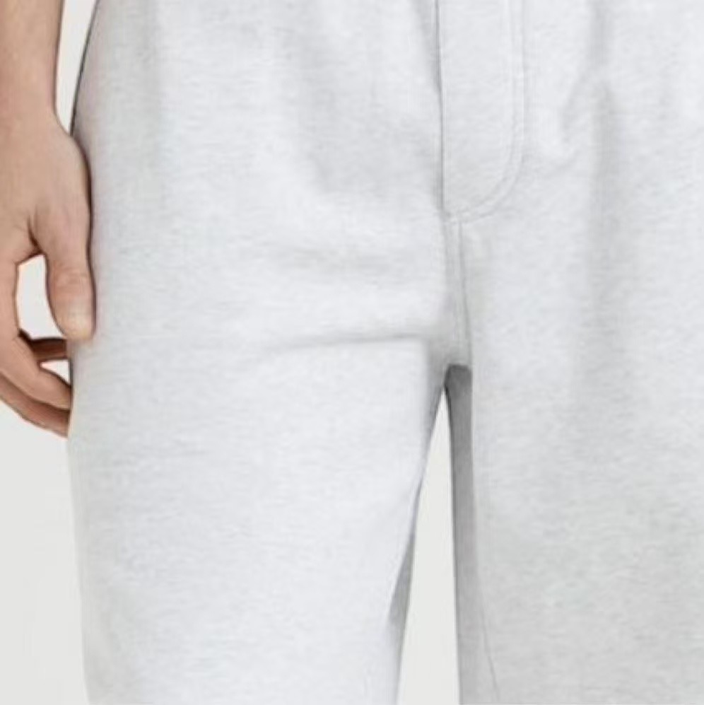 Luxurious Loro Piana Style Grey Cotton Blend Casual Shorts - Comfortable Chic