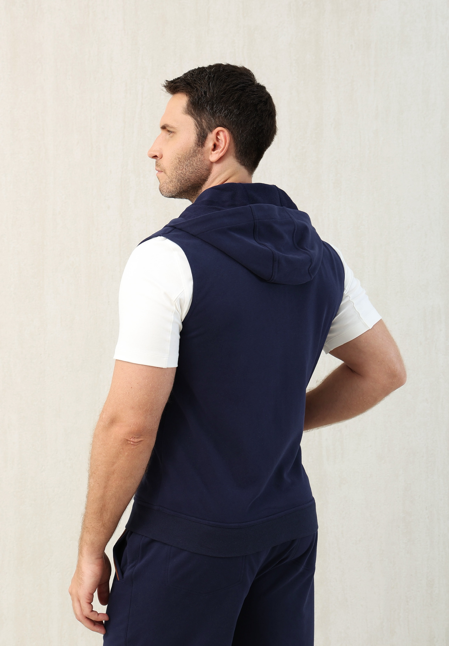 Loro Piana Men's Navy Vest and Shorts Set - Sizes M to 3XL 5 i1749116864676 6465 0 3