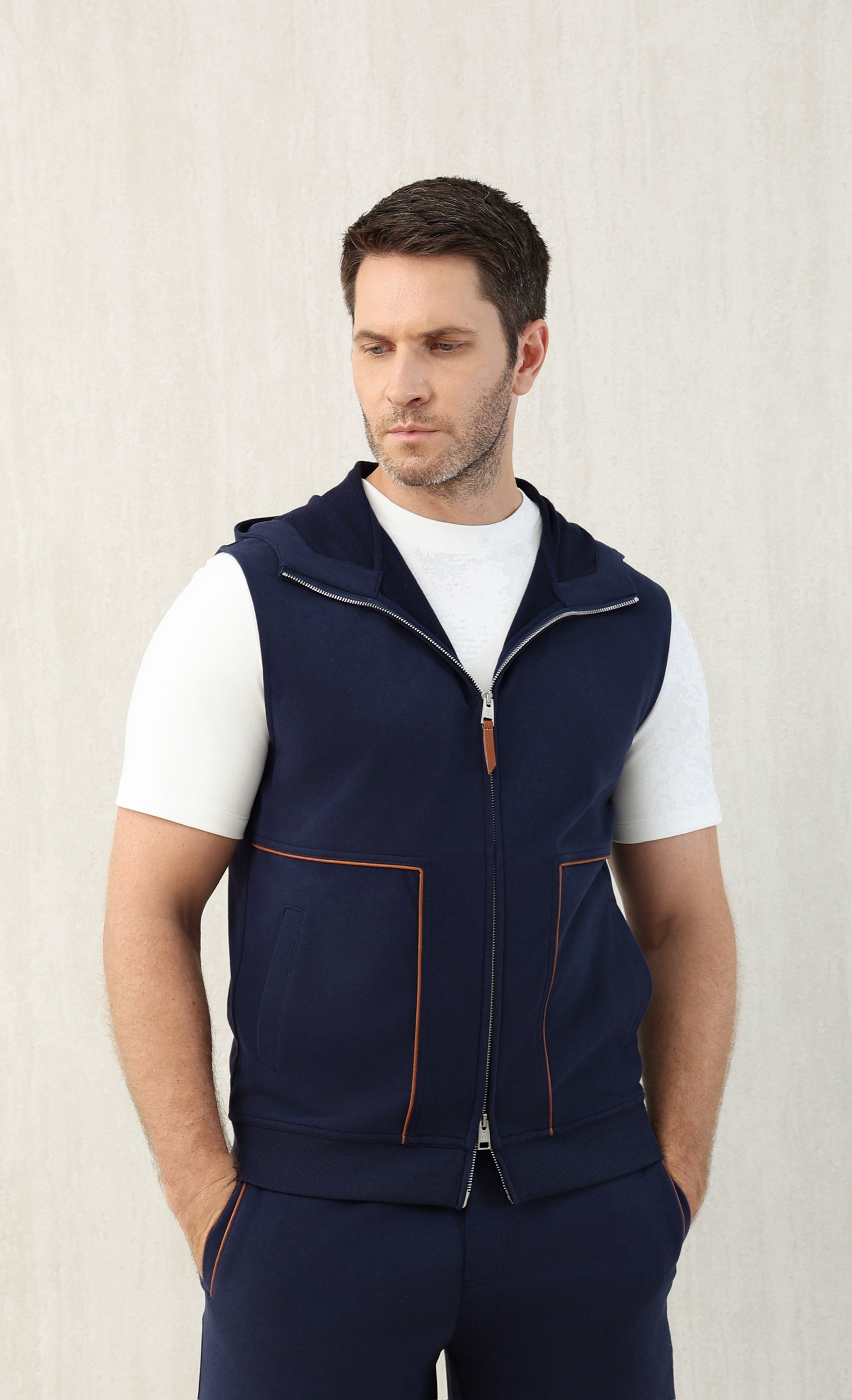Loro Piana Men's Navy Vest and Shorts Set - Sizes M to 3XL 7 i1749116865320 2811 0 5