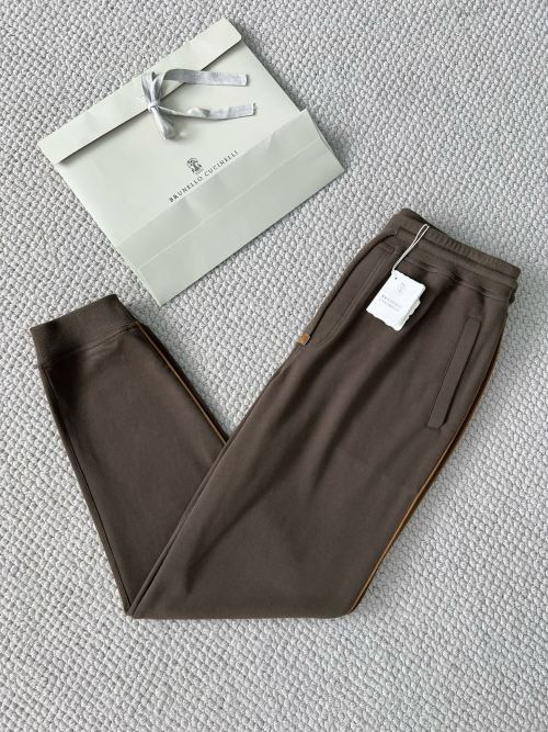 Brunello Cucinelli: Casual Comfort - Stylish Brown Lounge Pants for Women 1 Brunello Cucinelli: Casual Comfort - Stylish Brown Lounge Pants for Women