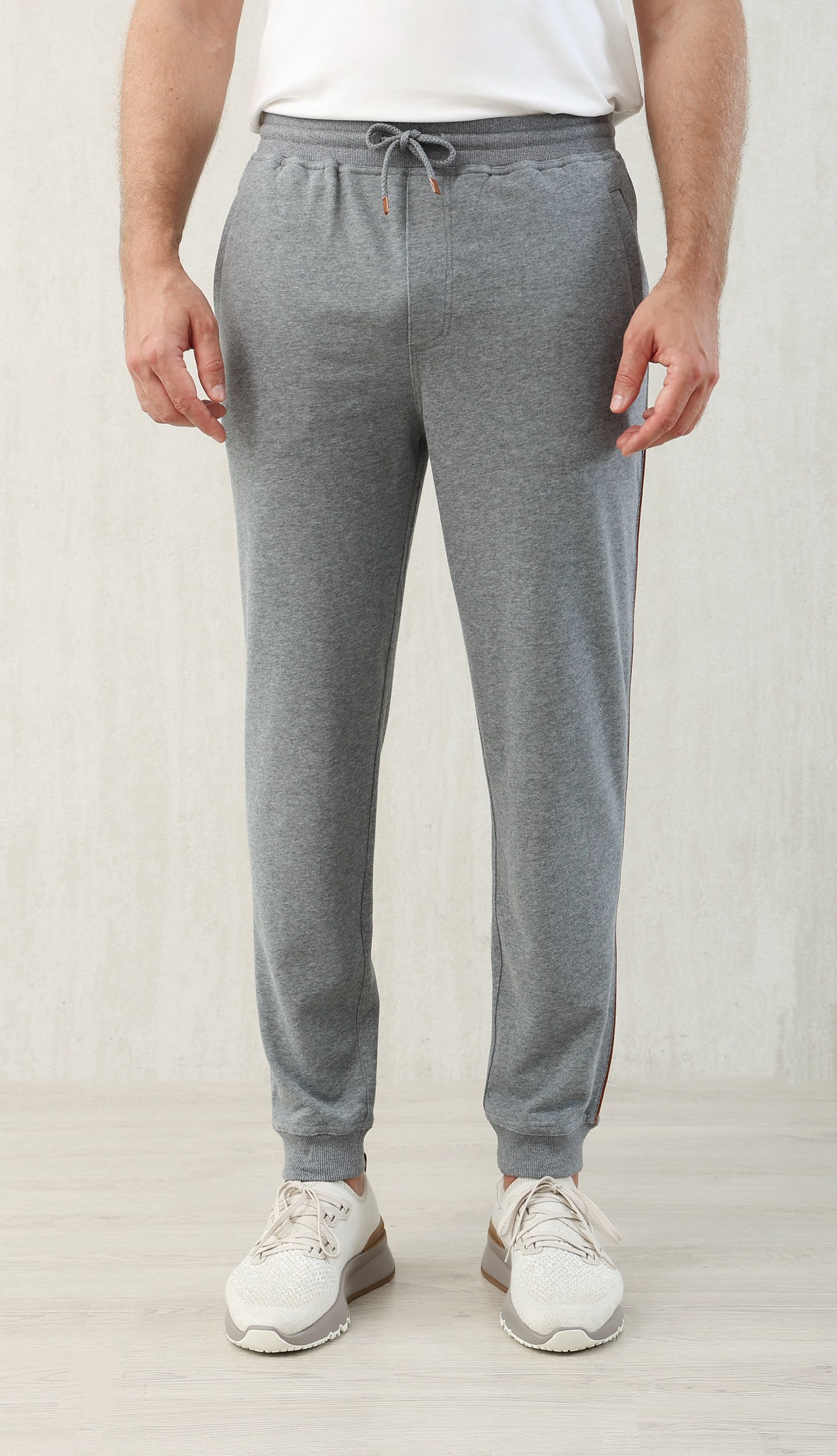 Pantalón Deportivo Loro Piana Lux Gris para Hombre, Tallas M a 3XL