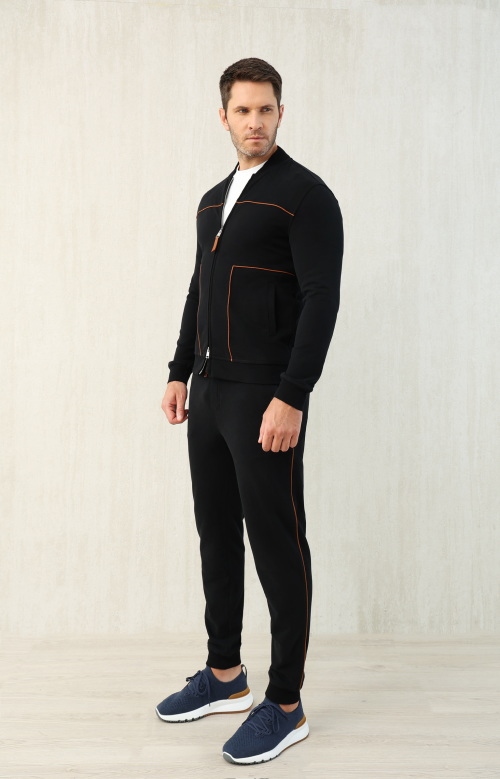 Luxurious Loro Piana-Style Men's Tracksuit: Elegant Comfort and Style