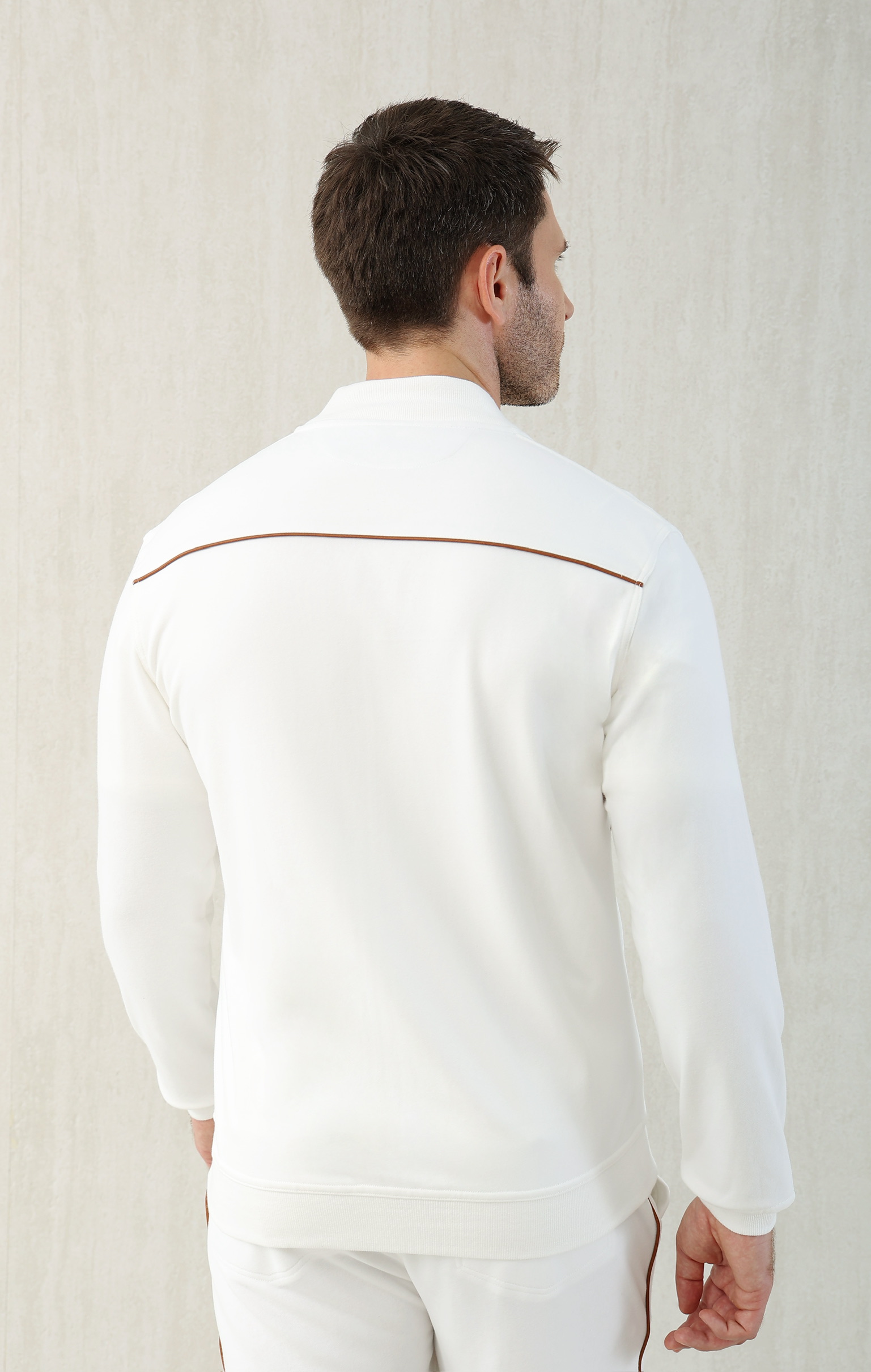Loro Piana Style Men's White Tracksuit with Zipper - Sizes M to 3XL 7 i1749192860907 9315 0 5