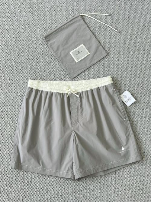 Brunello Cucinelli Men's Swim Shorts - Luxury Beachwear with Elastic Waist 1 Brunello Cucinelli Men's Swim Shorts - Luxury Beachwear with Elastic Waist
