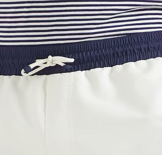 Luxe Loro Piana Shorts met Blauw-Wit Gestreept Design - Perfect voor de Zomer